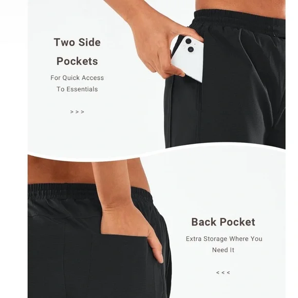 NWT AllZero Black Quick Drying Shorts - Picture 3 of 5